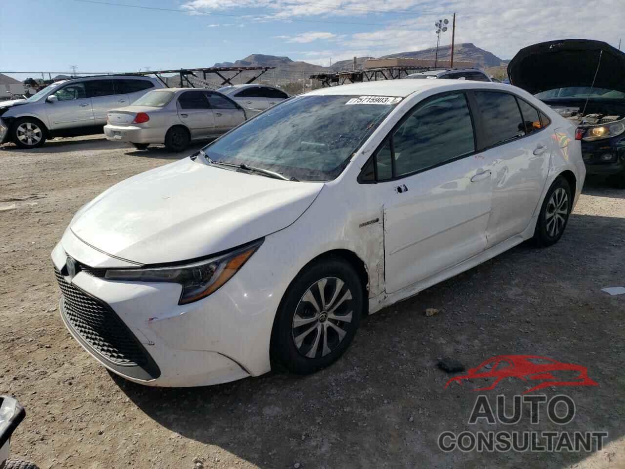TOYOTA COROLLA 2020 - JTDEBRBE8LJ000596