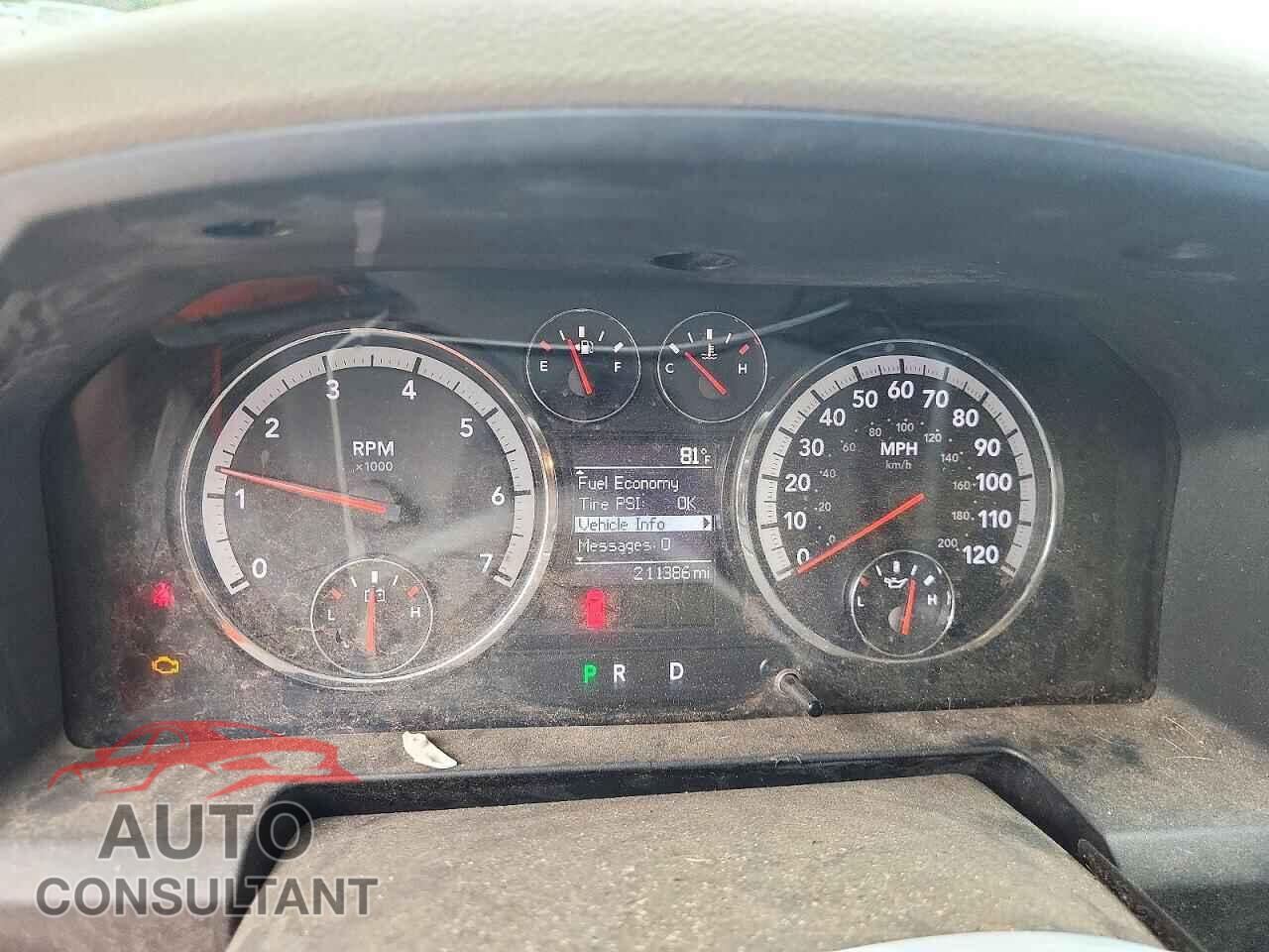 DODGE RAM 1500 2012 - 1C6RD6KT8CS272950