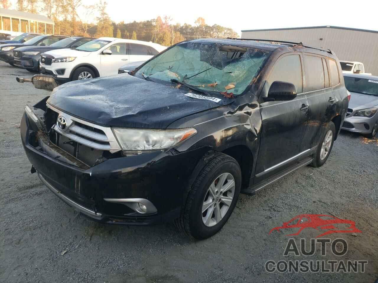 TOYOTA HIGHLANDER 2013 - 5TDZK3EH6DS098777