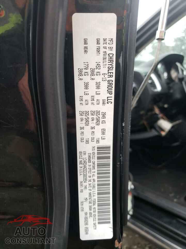 DODGE DURANGO 2013 - 1C4RDHAG5DC683954