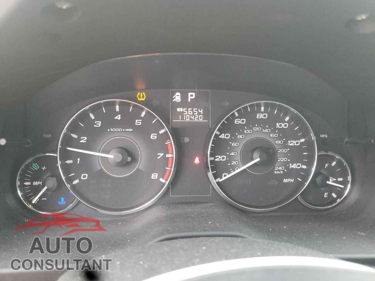 SUBARU OUTBACK 2012 - 4S4BRCKC6C3202542