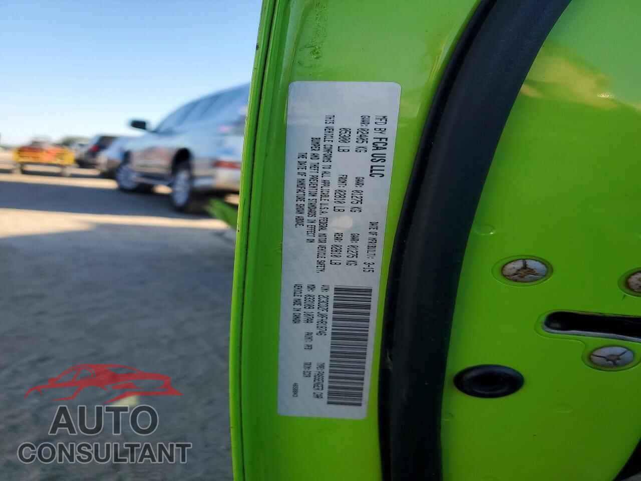 DODGE CHALLENGER 2015 - 2C3CDZFJ0FH818746
