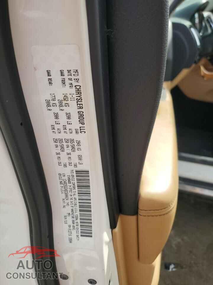 DODGE DURANGO 2011 - 1D4RD5GGXBC600024