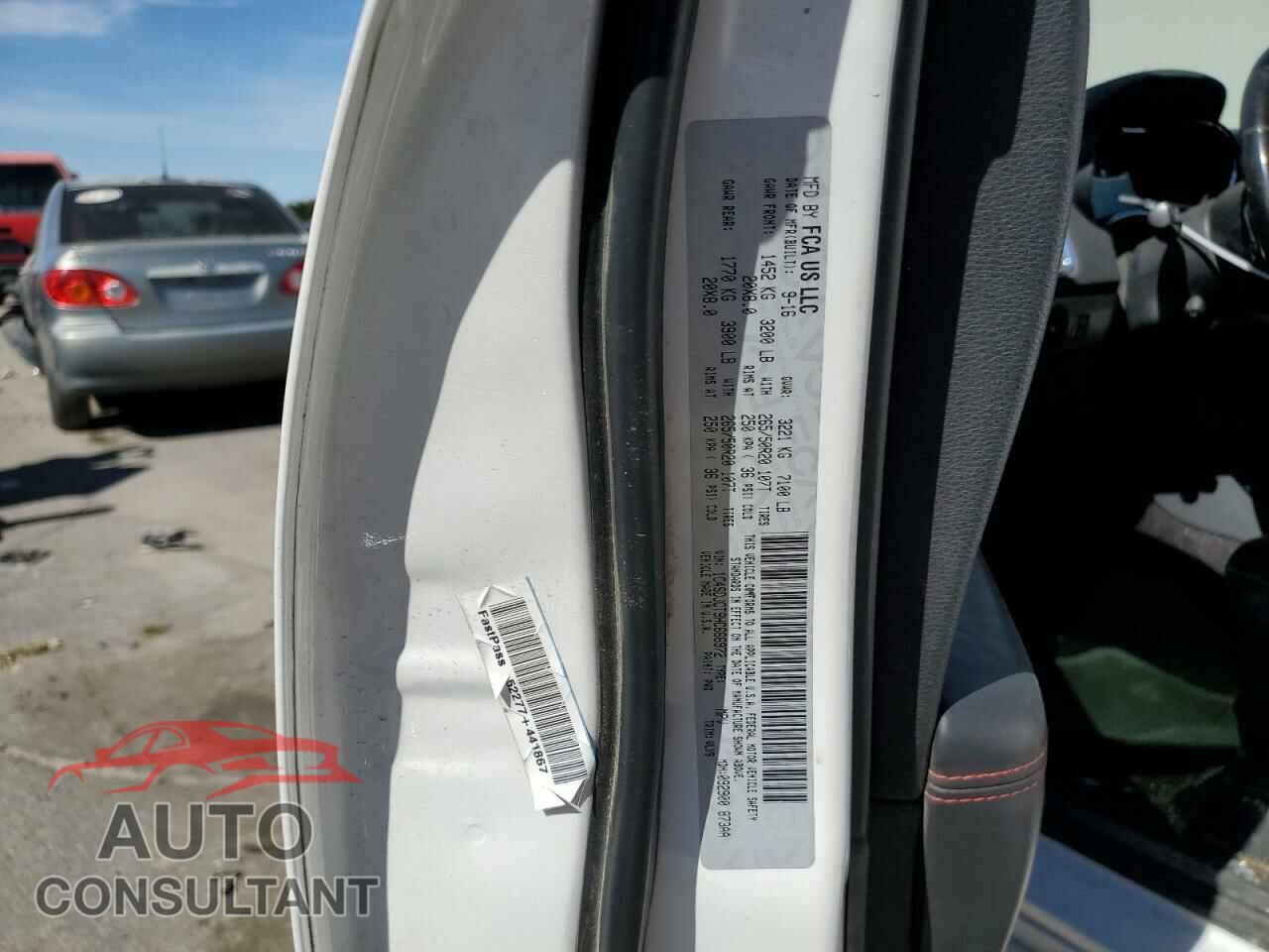 DODGE DURANGO 2017 - 1C4SDJCT9HC666972