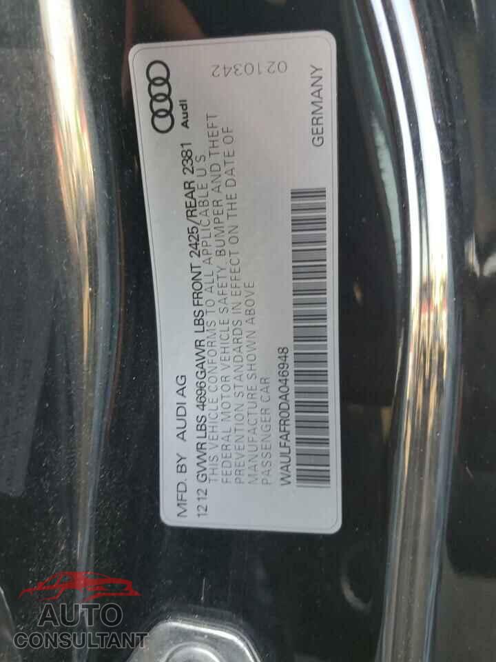 AUDI A5 2013 - WAULFAFR0DA046948