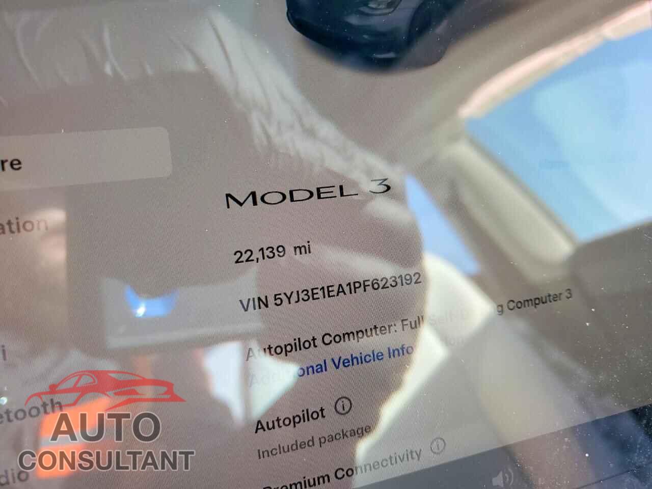 TESLA MODEL 3 2023 - 5YJ3E1EA1PF623192