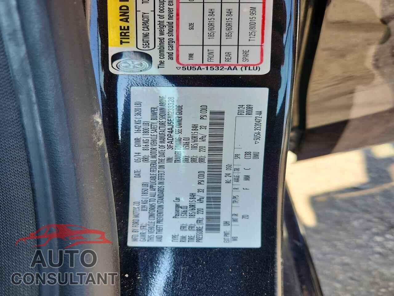 FORD FIESTA 2014 - 3FADP4AJ5EM233328