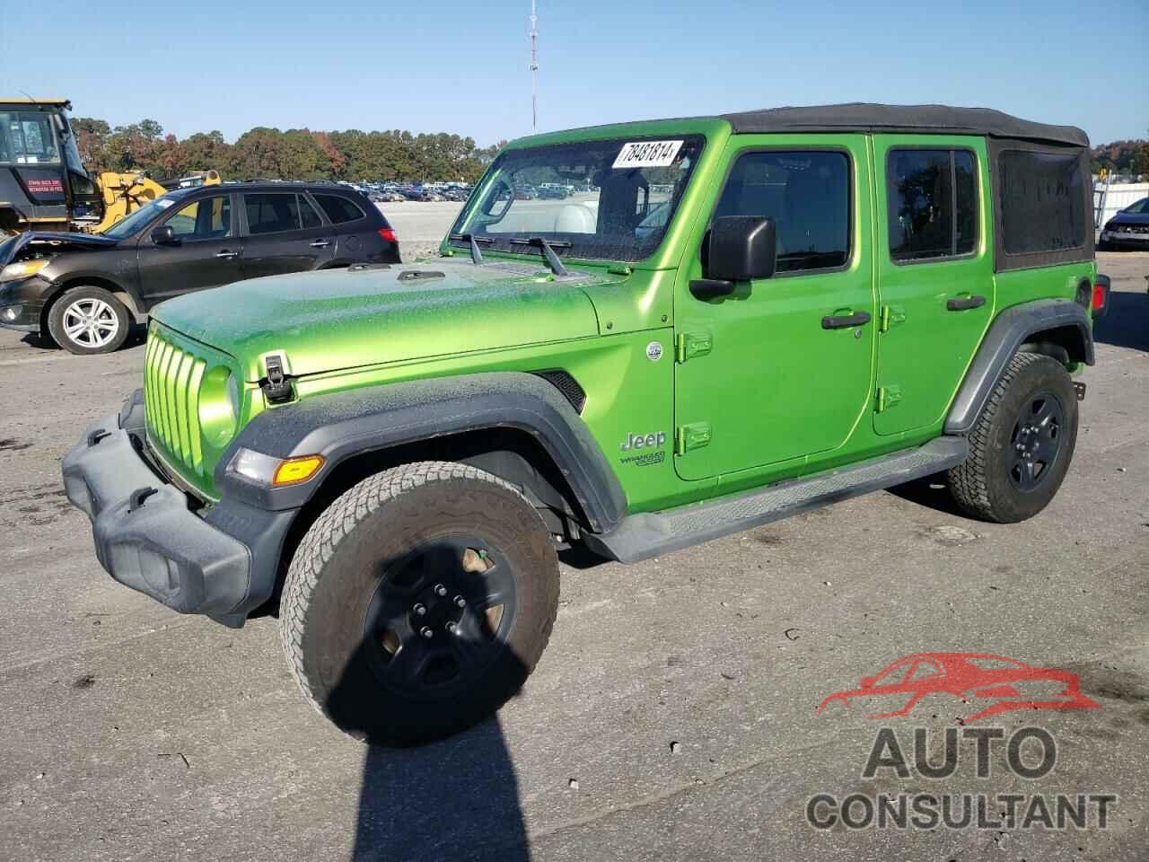 JEEP WRANGLER 2018 - 1C4HJXDN0JW250982