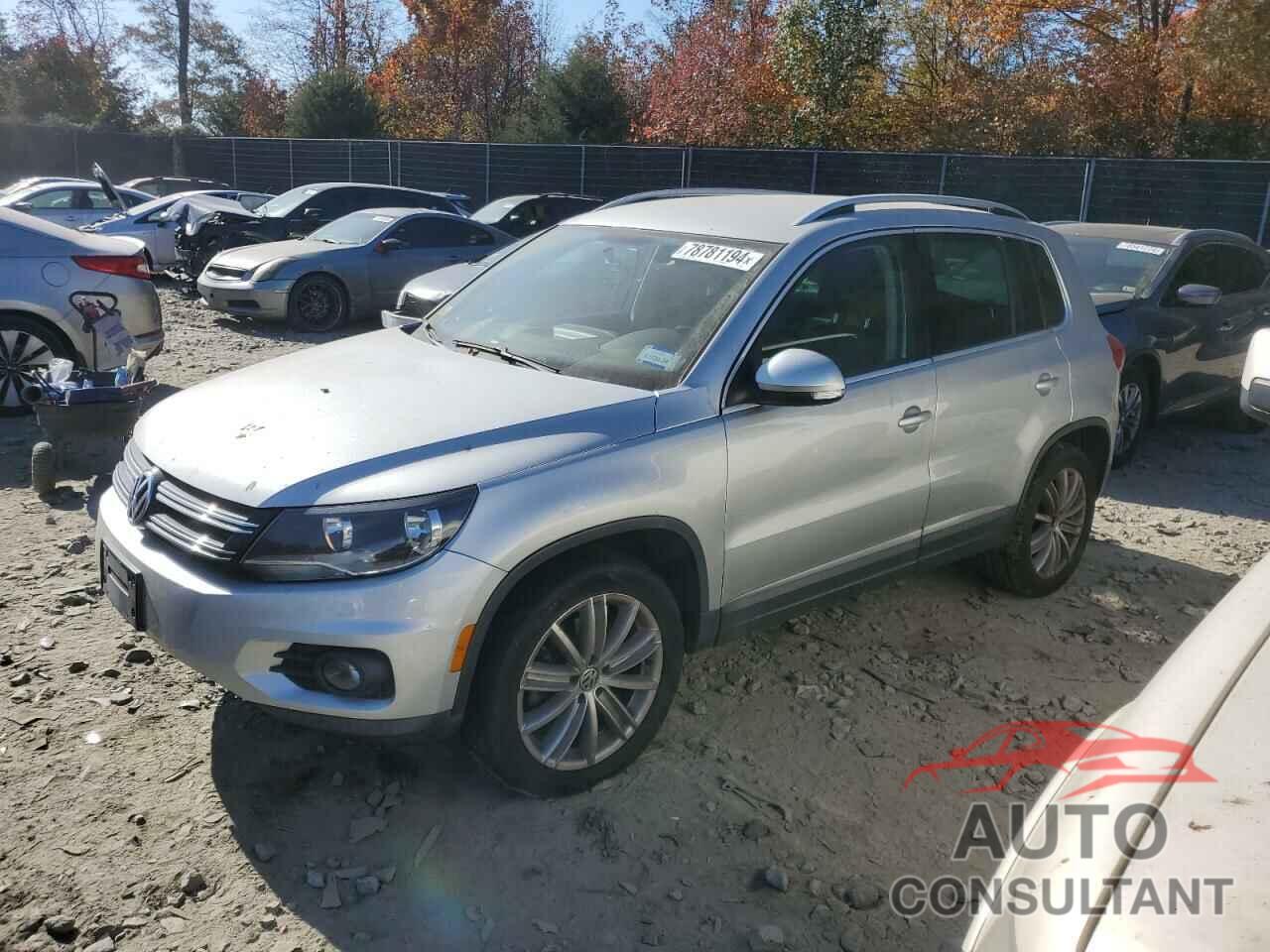 VOLKSWAGEN TIGUAN 2012 - WVGAV7AX0CW524806