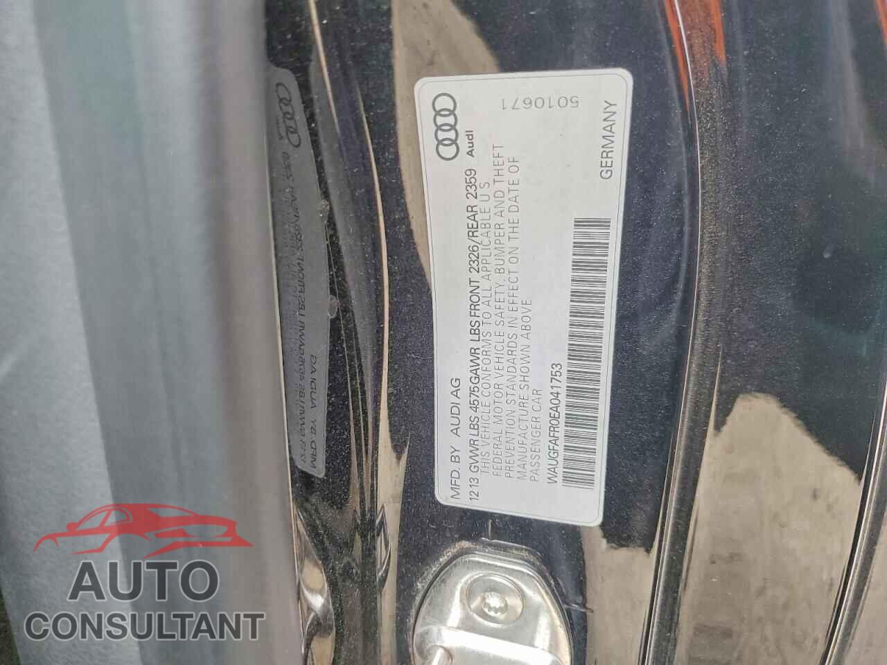 AUDI A5 2014 - WAUGFAFR0EA041753