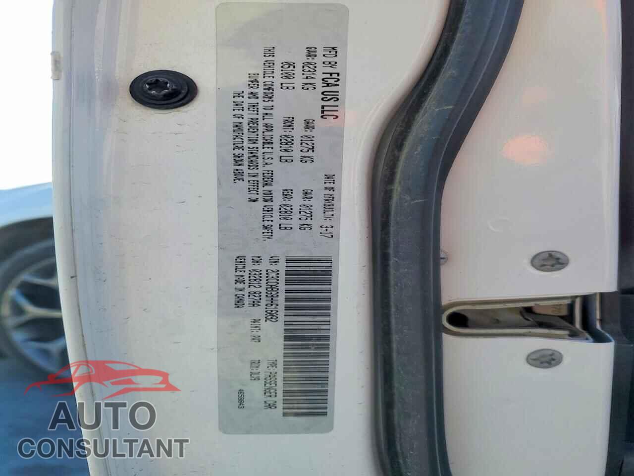 CHRYSLER 300 2017 - 2C3CCABG8HH616092