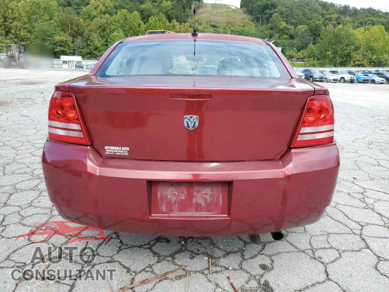 DODGE AVENGER 2010 - 1B3CC1FB4AN218533