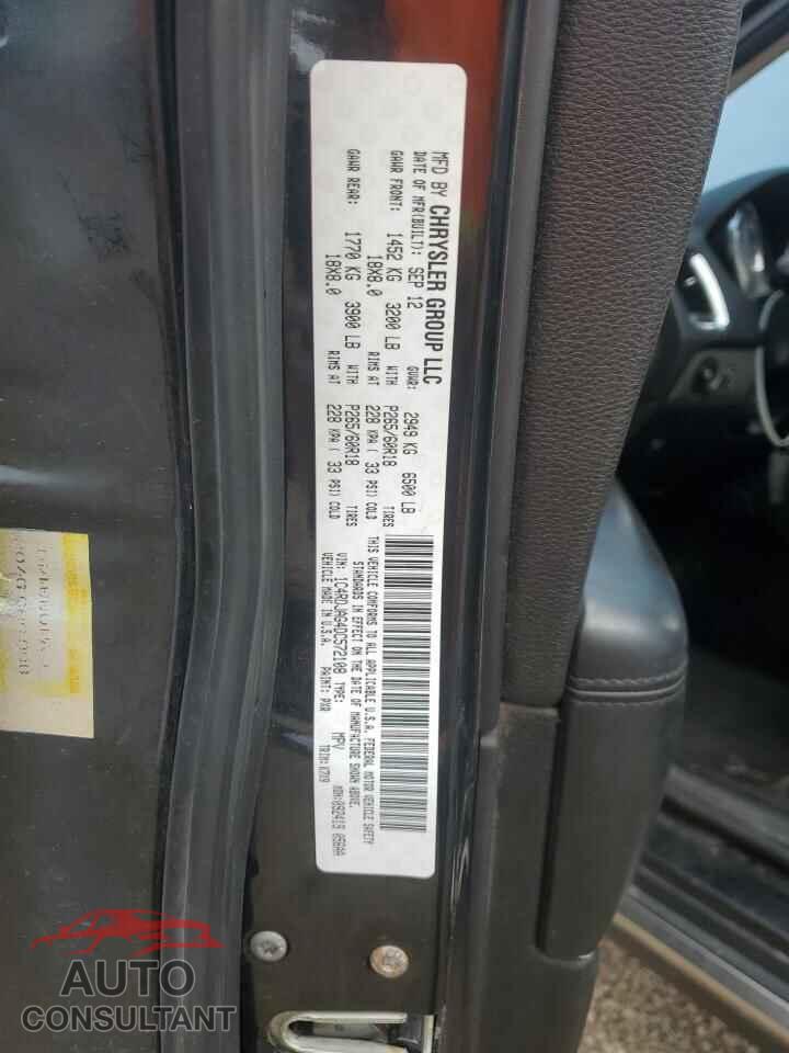 DODGE DURANGO 2013 - 1C4RDJAG4DC572108