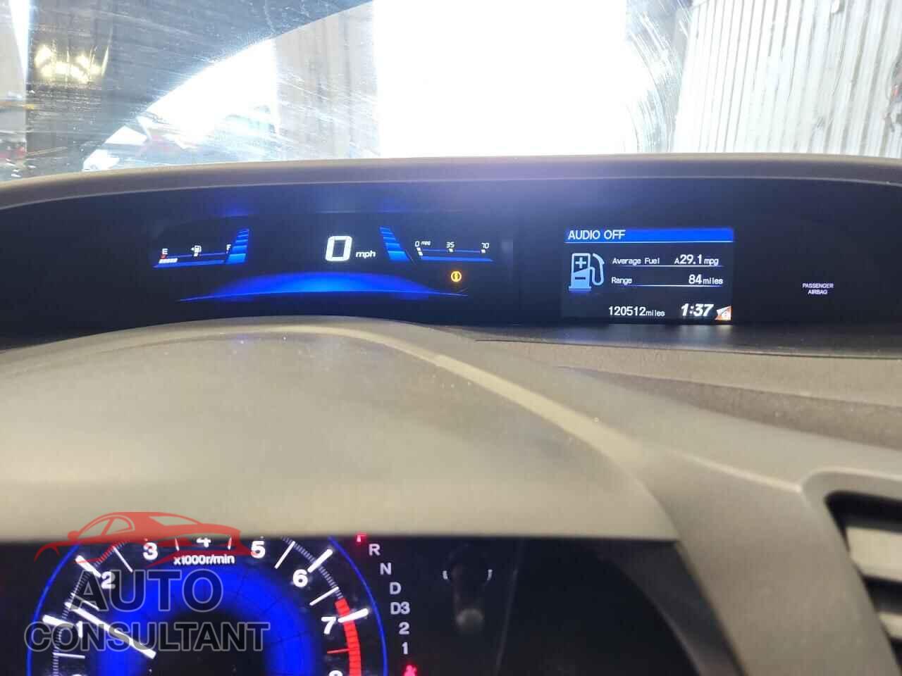 HONDA CIVIC 2012 - 19XFB2F52CE088788
