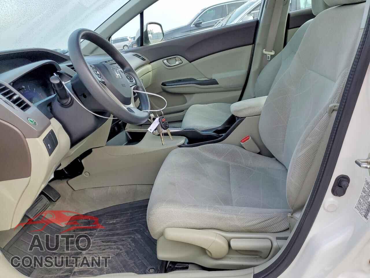 HONDA CIVIC 2012 - 19XFB2F56CE367662