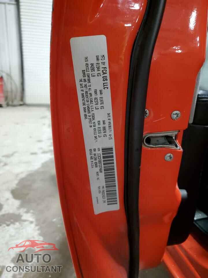 DODGE DART 2015 - 1C3CDFBB5FD374600
