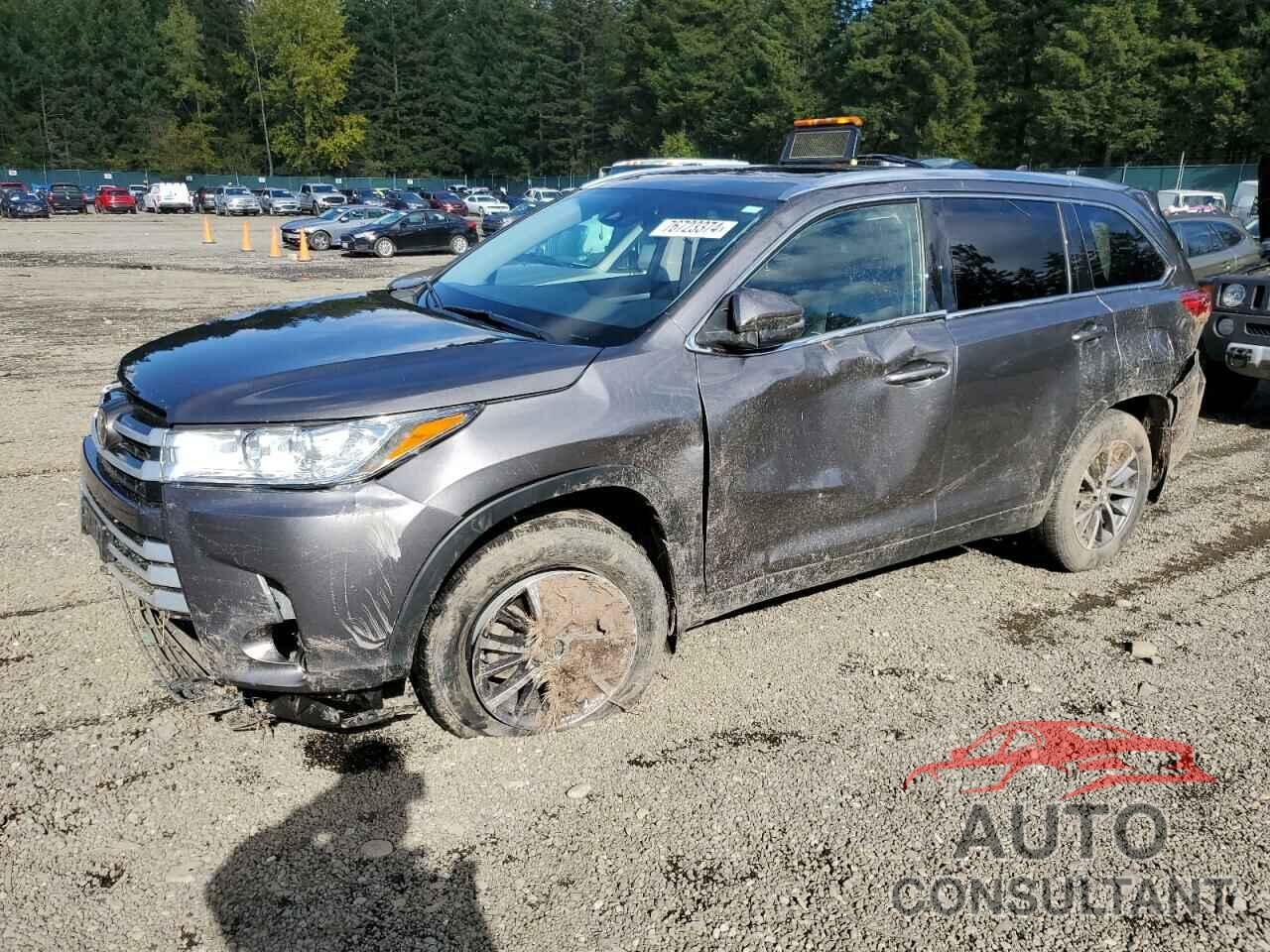 TOYOTA HIGHLANDER 2019 - 5TDJZRFH5KS601397