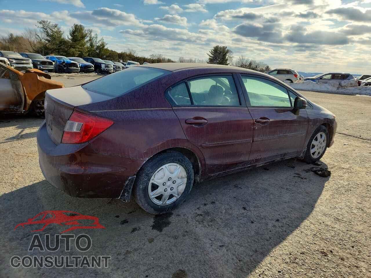 HONDA CIVIC 2012 - 2HGFB2F52CH596393