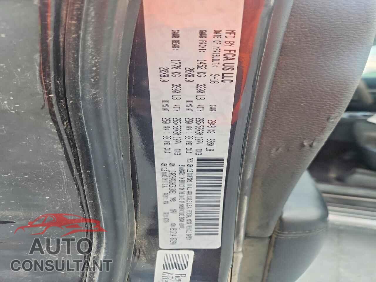 DODGE DURANGO 2017 - 1C4RDHAG1HC610831