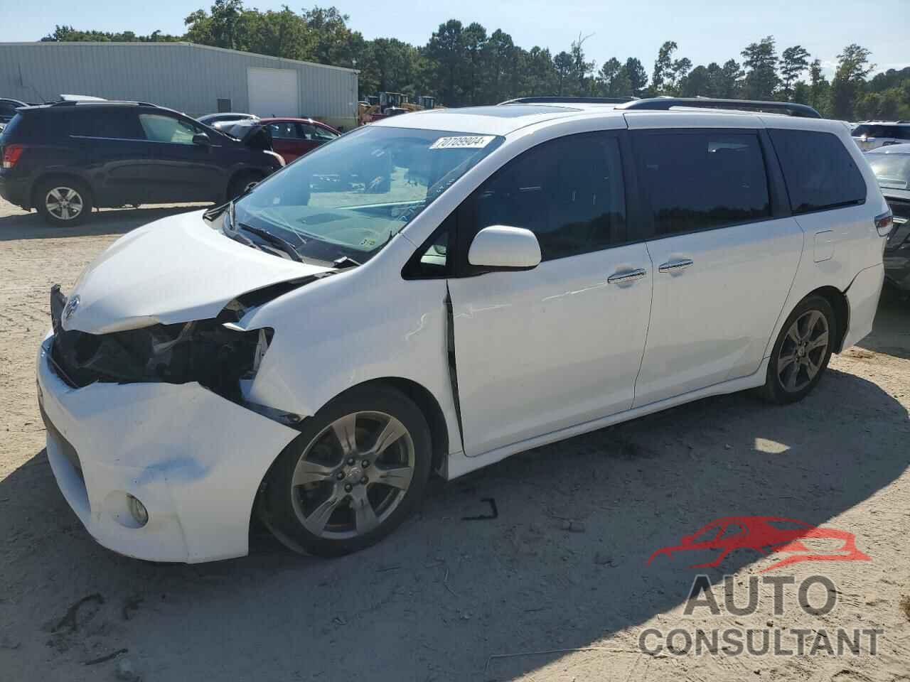 TOYOTA SIENNA 2017 - 5TDXZ3DC7HS866538