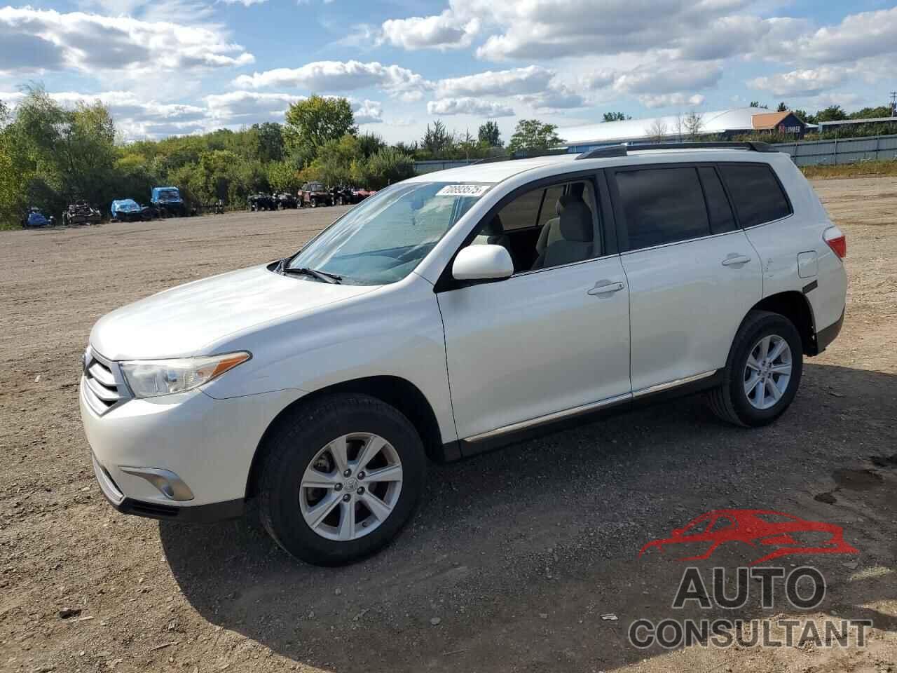 TOYOTA HIGHLANDER 2012 - 5TDBK3EH7CS163877