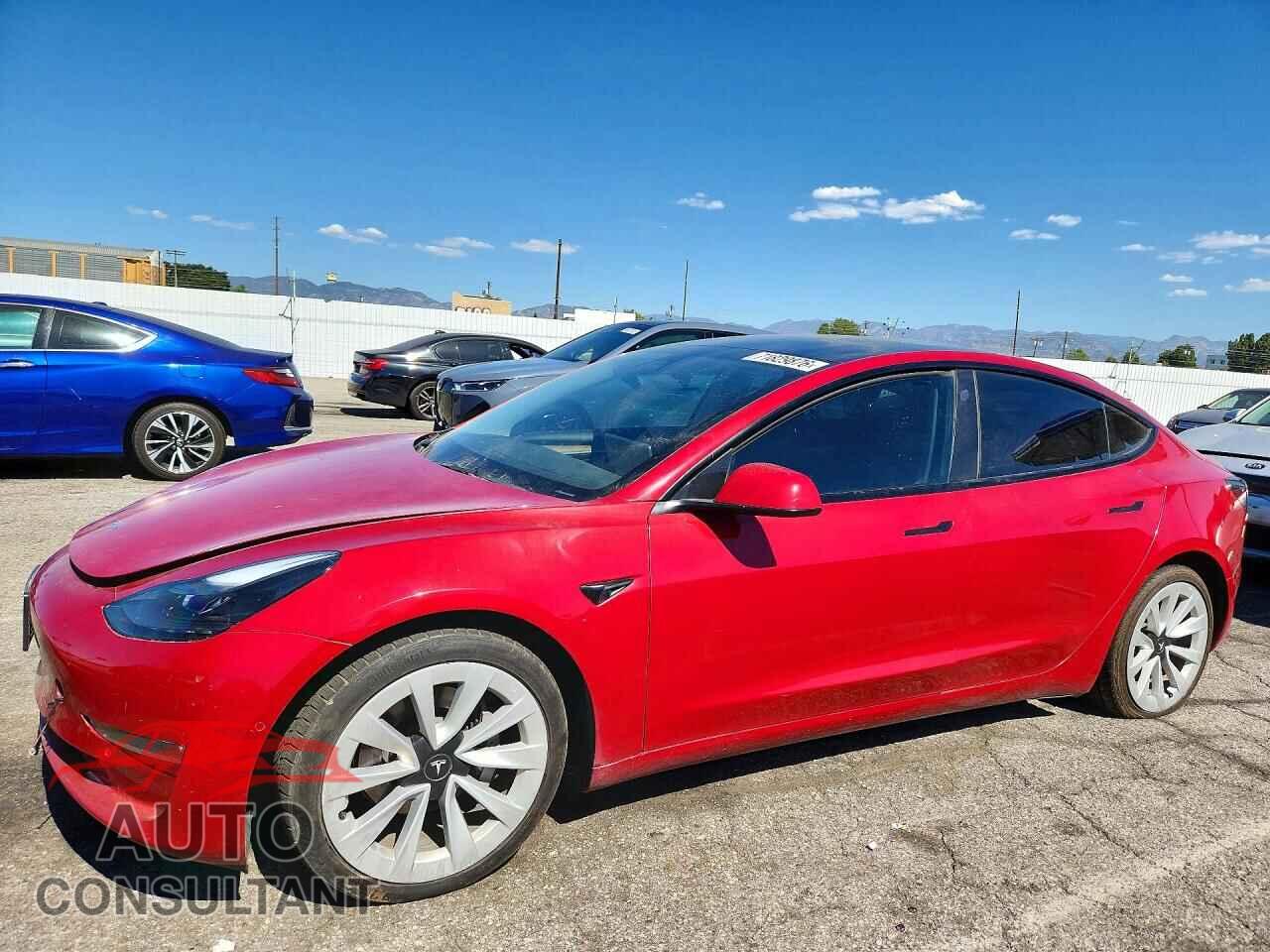 TESLA MODEL 3 2022 - 5YJ3E1EB4NF191672