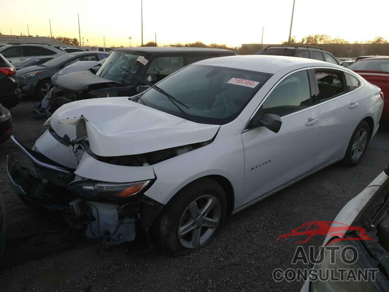 CHEVROLET MALIBU 2021 - 1G1ZB5ST4MF017806