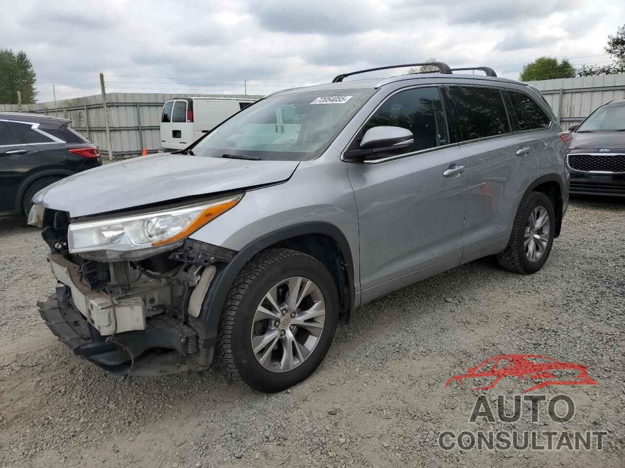 TOYOTA HIGHLANDER 2015 - 5TDJKRFH2FS224389