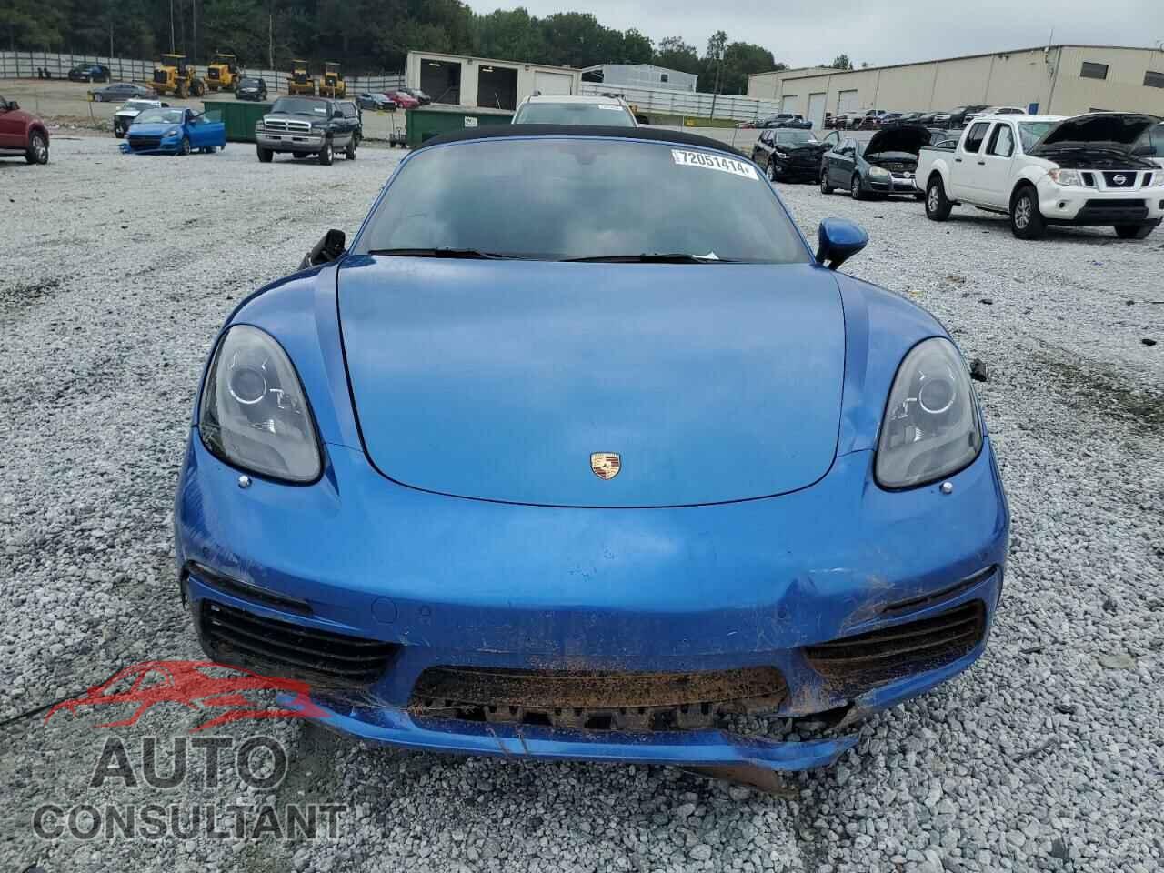 PORSCHE BOXSTER 2018 - WP0CA2A85JS210139