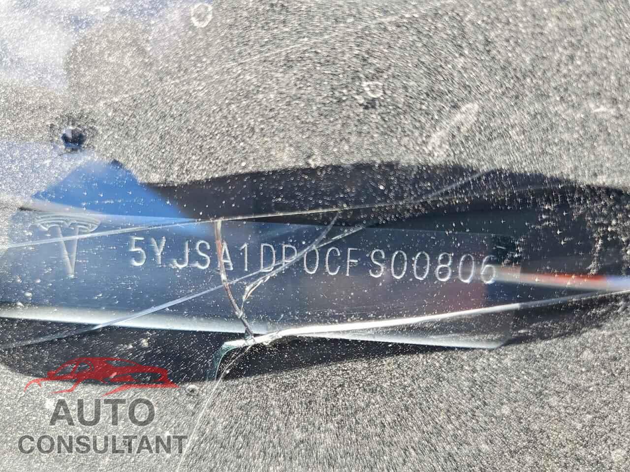 TESLA MODEL S 2012 - 5YJSA1DP0CFS00806