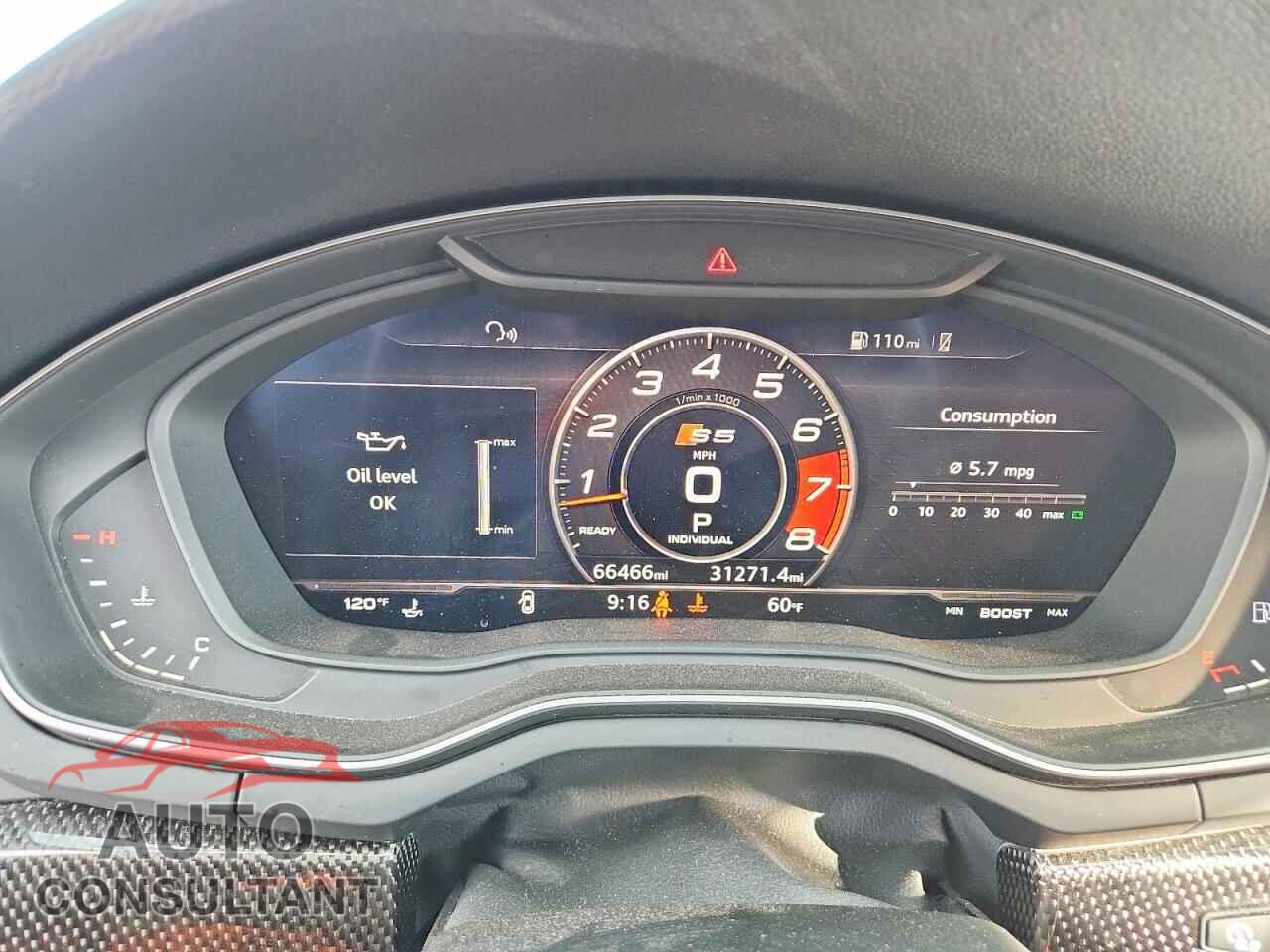 AUDI S5/RS5 2019 - WAUB4CF58KA002199