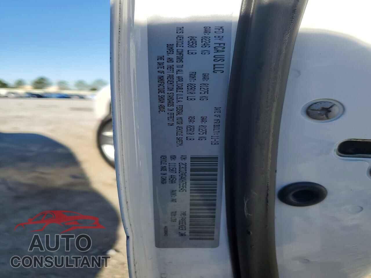 DODGE CHALLENGER 2019 - 2C3CDZAG4KH759545