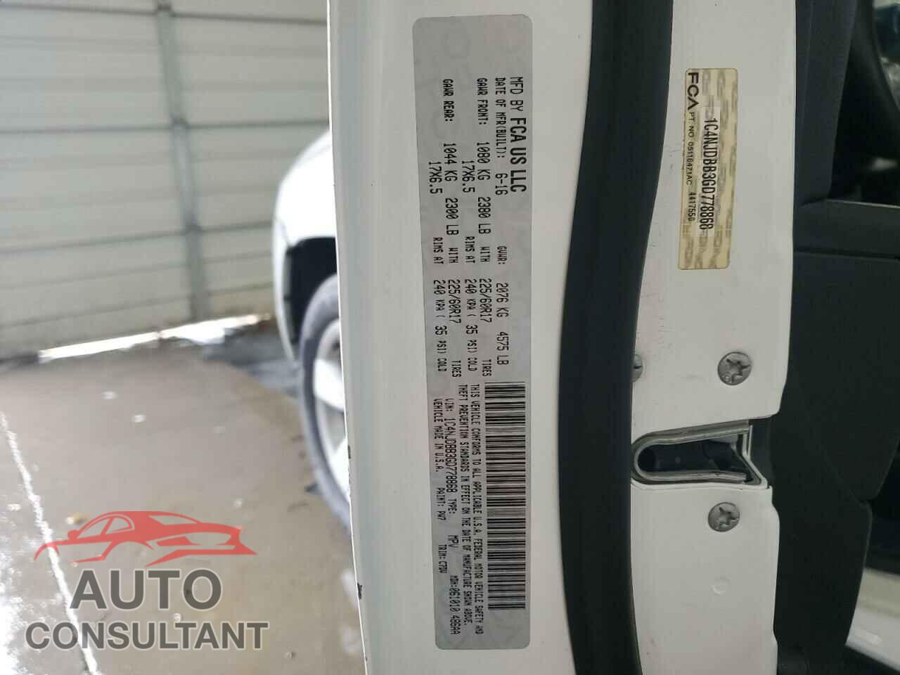 JEEP COMPASS 2016 - 1C4NJDBB3GD778868