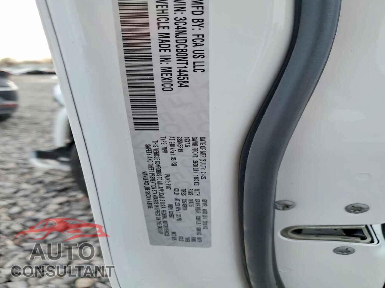 JEEP COMPASS 2022 - 3C4NJDCB0NT144584