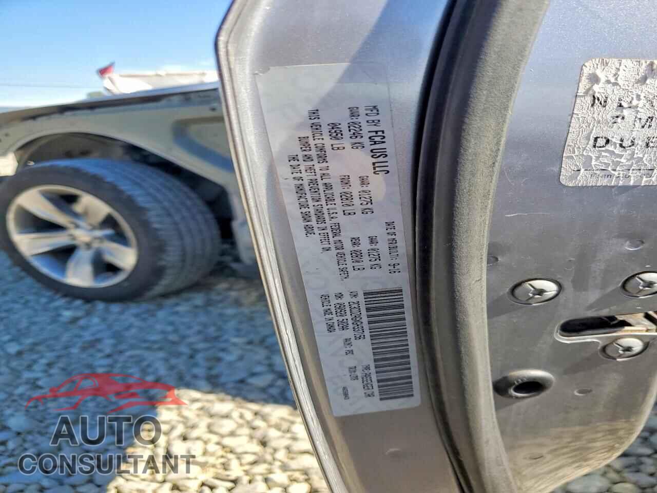 DODGE CHALLENGER 2016 - 2C3CDZAGXGH337156