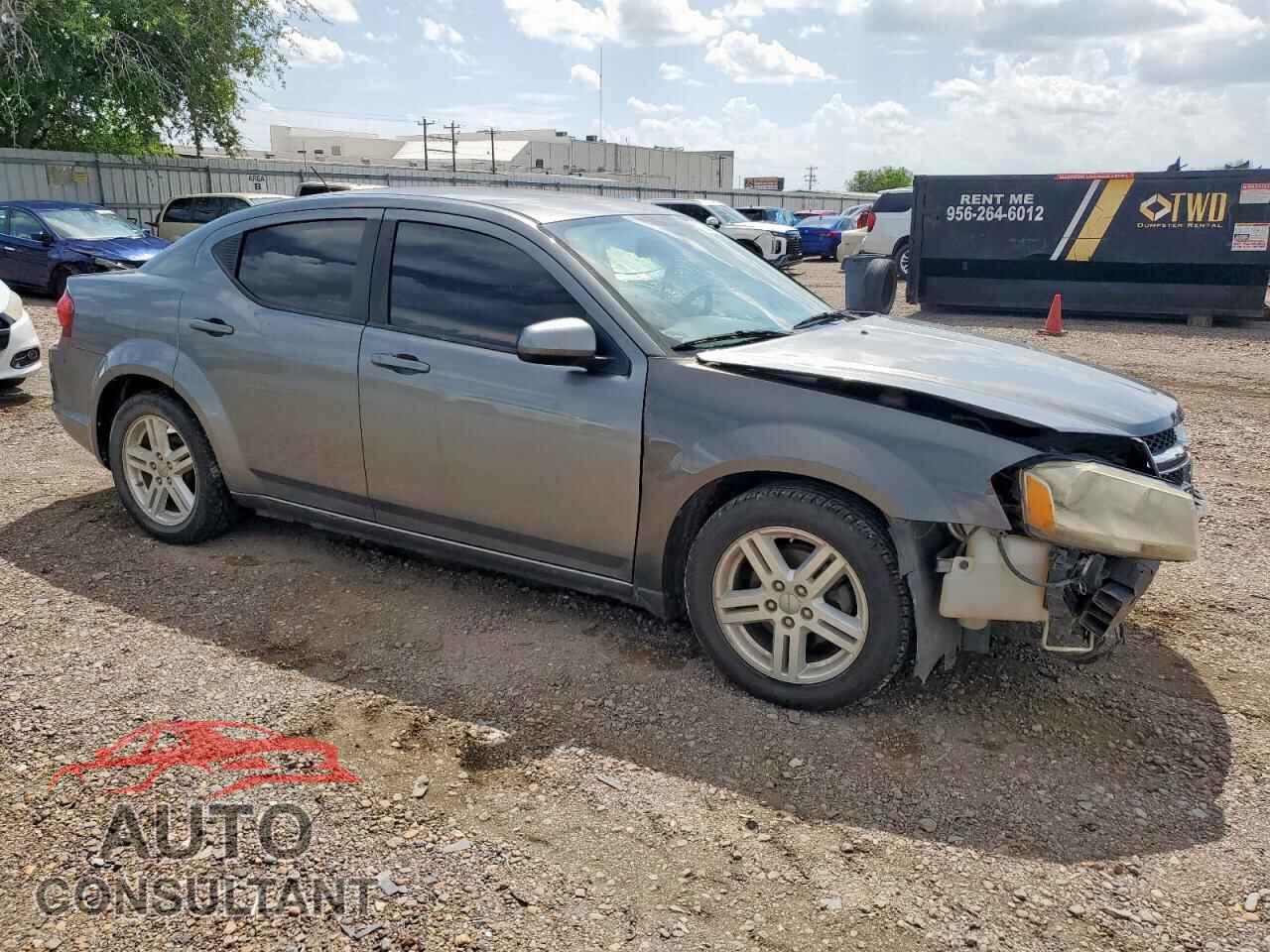 DODGE AVENGER 2012 - 1C3CDZCB5CN153598
