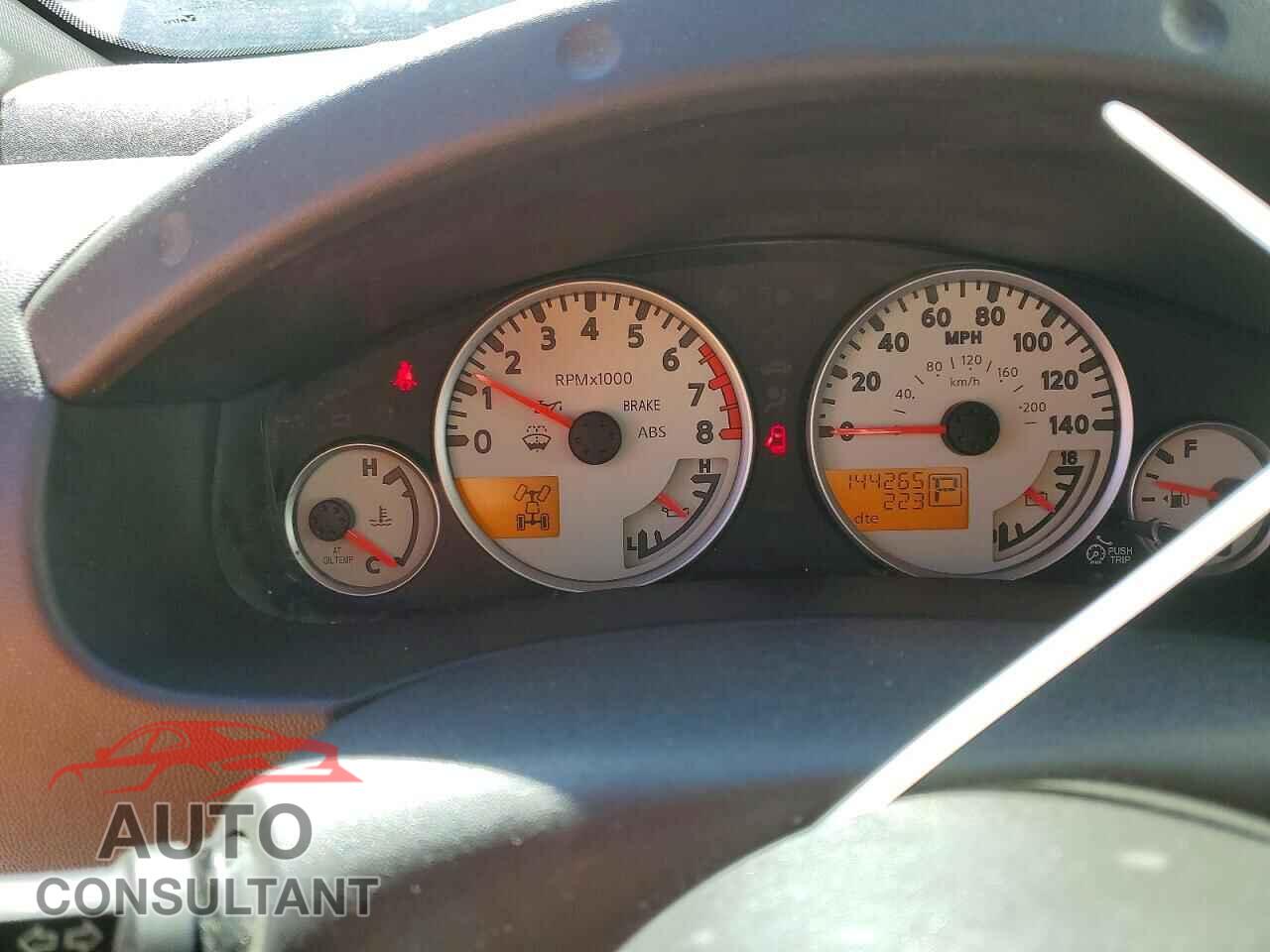 NISSAN FRONTIER 2012 - 1N6AD0EV6CC449244