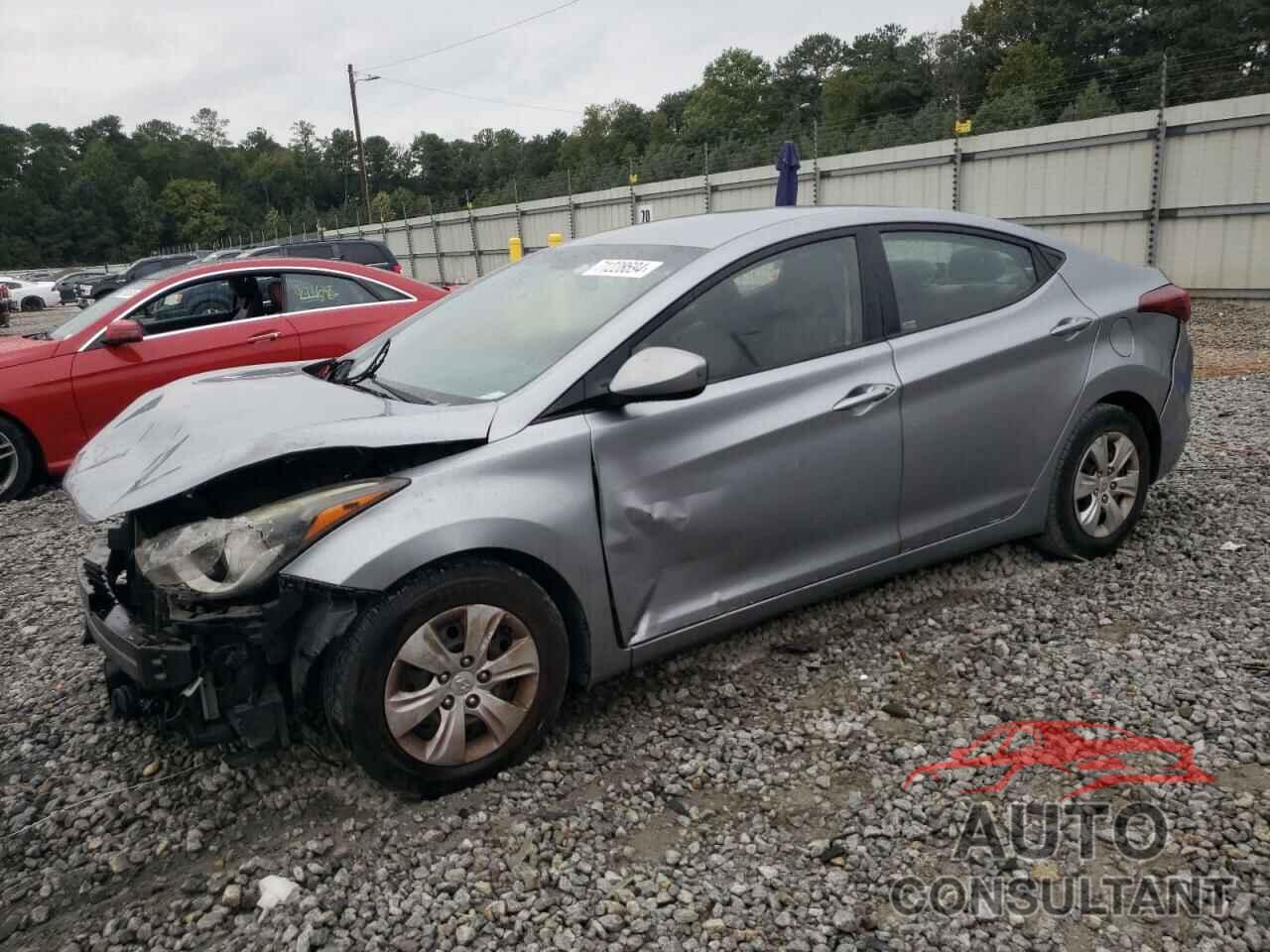 HYUNDAI ELANTRA 2016 - 5NPDH4AE4GH664844