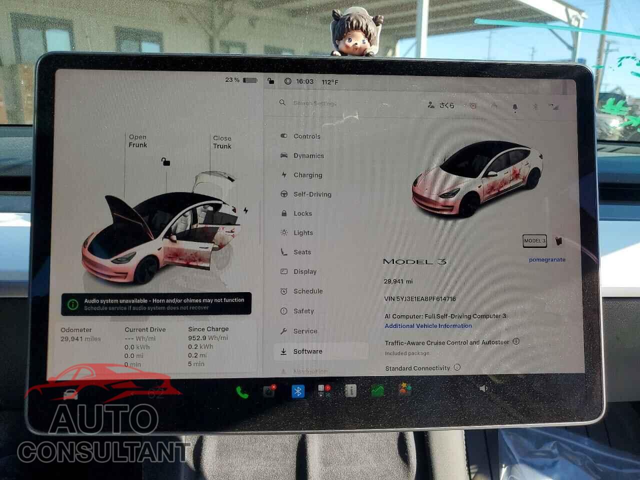TESLA MODEL 3 2023 - 5YJ3E1EA8PF614716