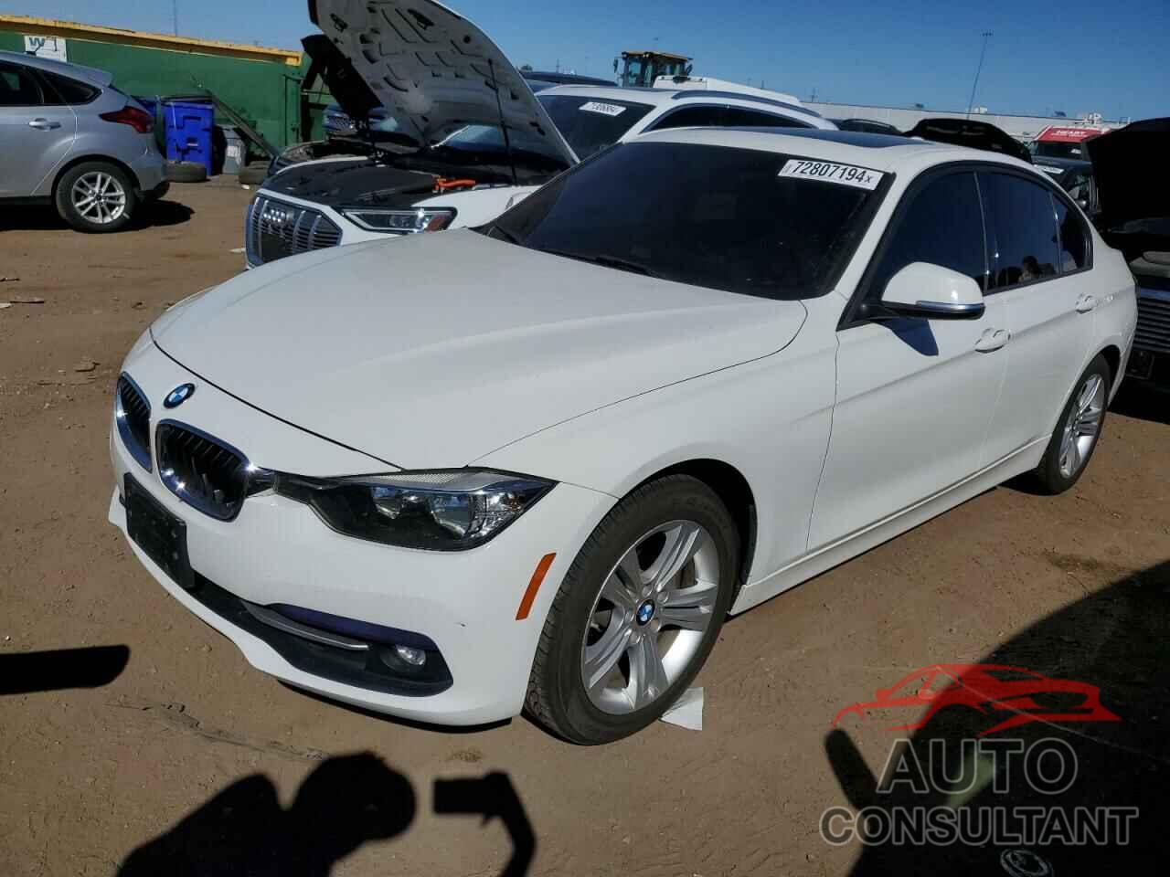 BMW 3 SERIES 2016 - WBA8E3C58GK503350