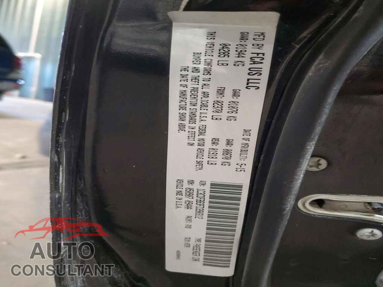 DODGE DART 2015 - 1C3CDFBB3FD390312