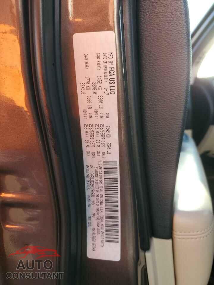 DODGE DURANGO 2017 - 1C4RDJDG2HC780831