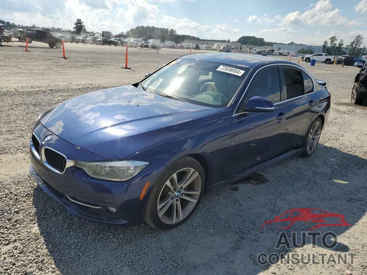 BMW 3 SERIES 2017 - WBA8B9G59HNU50485