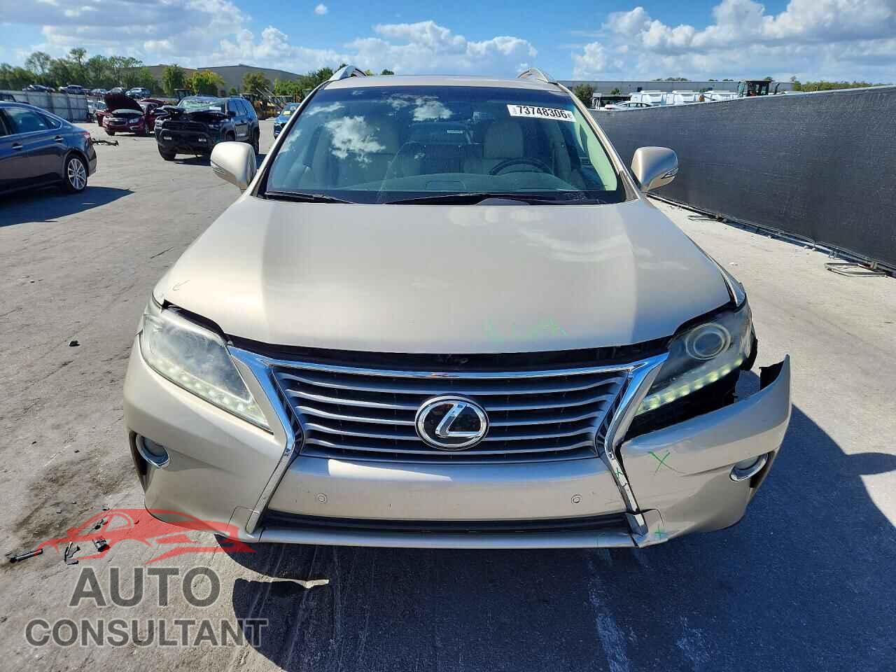 LEXUS RX350 2013 - 2T2ZK1BA9DC109724