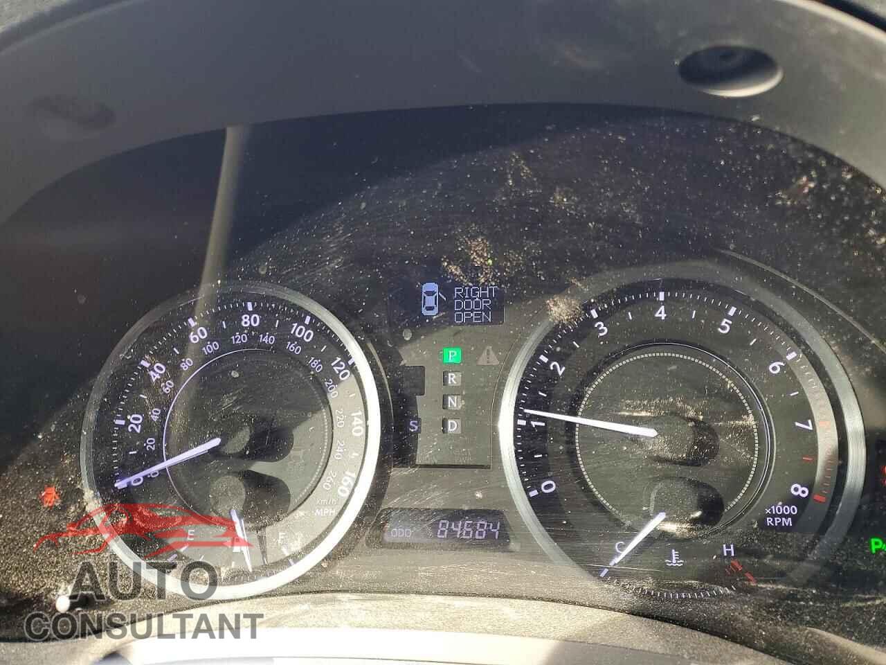 LEXUS IS 2012 - JTHFF2C23C2524624