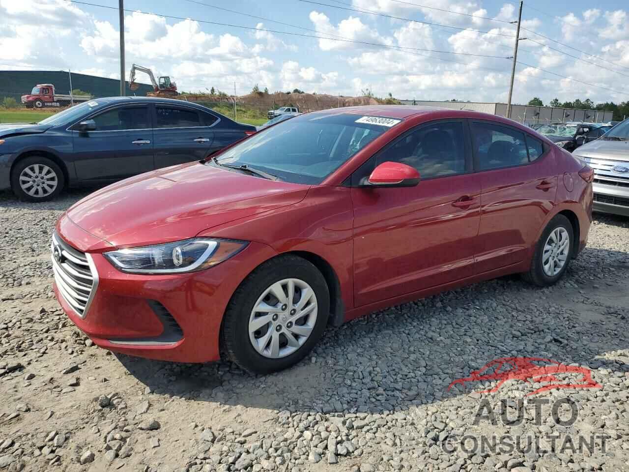 HYUNDAI ELANTRA 2017 - KMHD74LF5HU417747