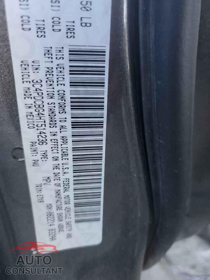 DODGE JOURNEY 2017 - 3C4PDCBG4HT514236