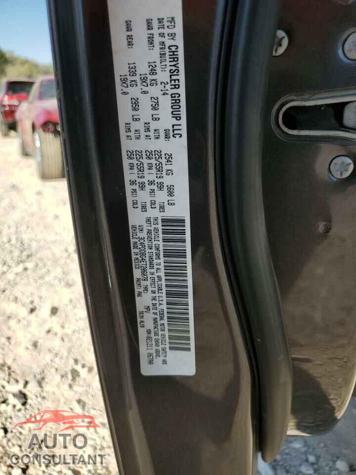 DODGE JOURNEY 2014 - 3C4PDDBG4ET206078