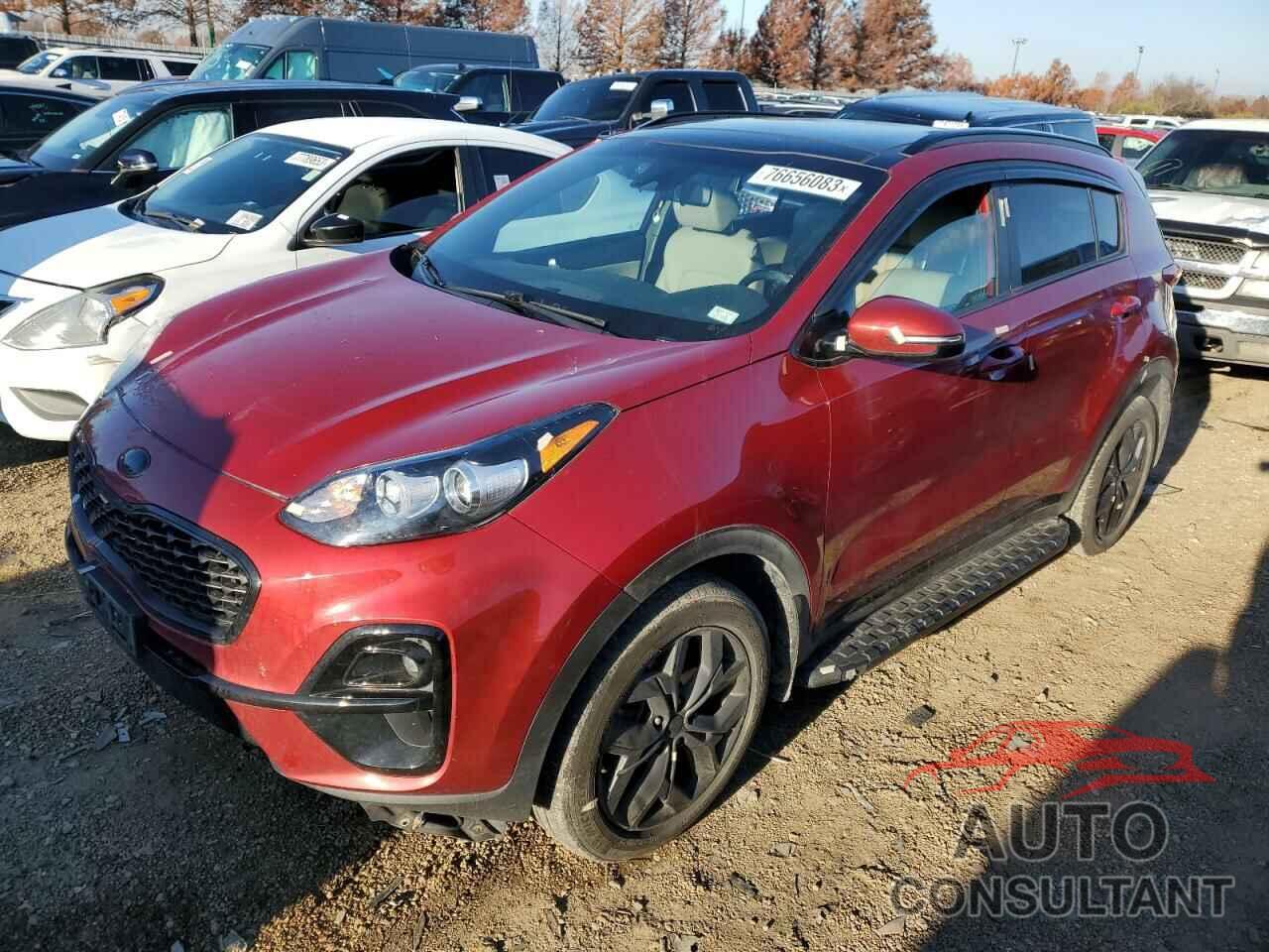 KIA SPORTAGE 2021 - KNDP6CAC3M7895634