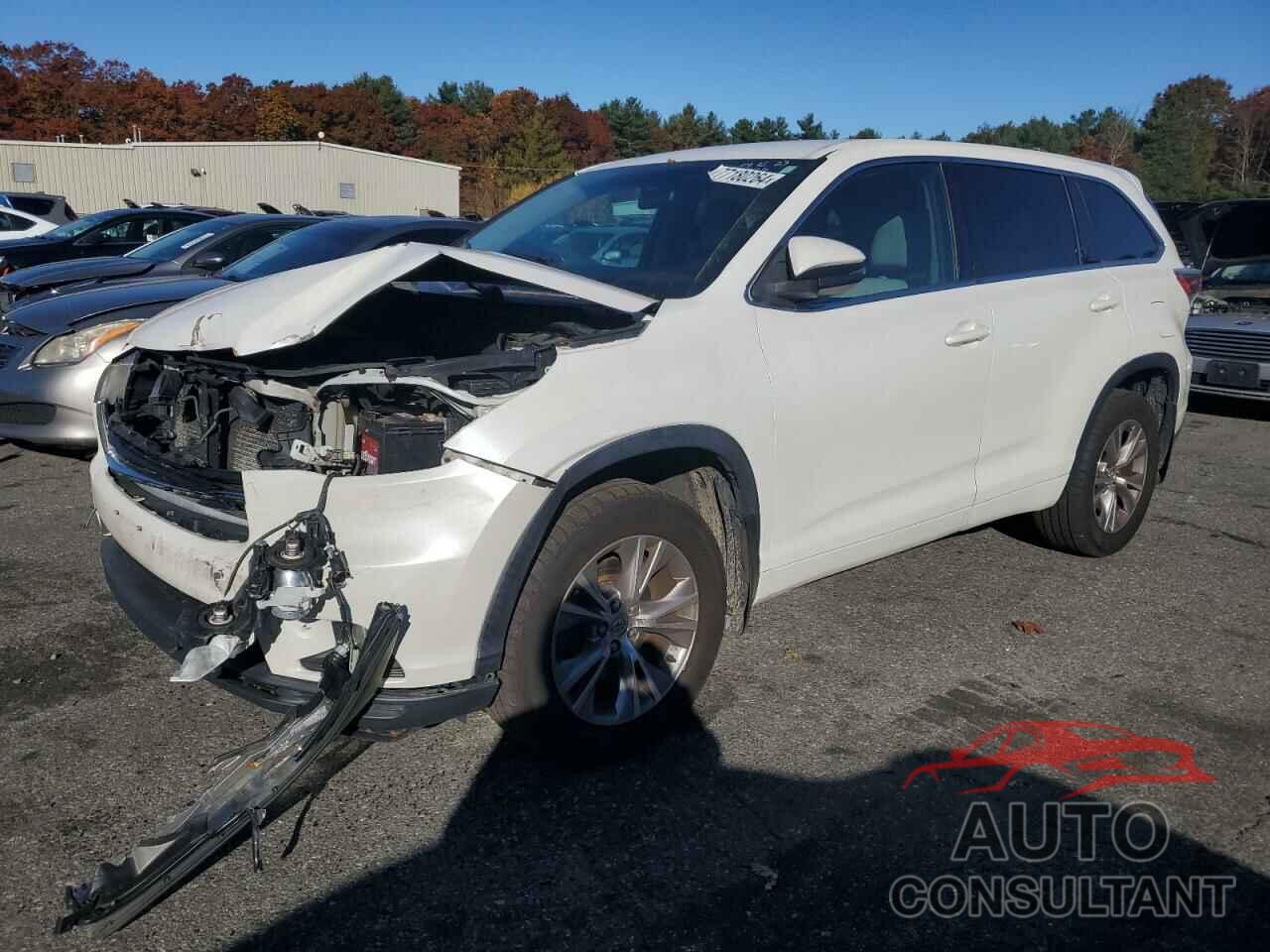 TOYOTA HIGHLANDER 2015 - 5TDBKRFH9FS160839